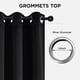 thumbnail image 5 of Cortinas Blackout Joydeco Térmicas Aislantes 240x240 cm Negro, 5 of 9