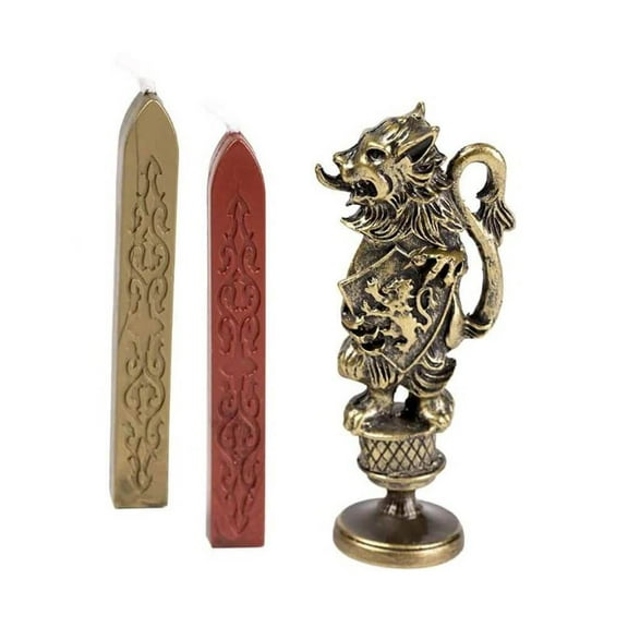 Harry Potter Hogwarts Gryffindor Wax Seal Stamp Set with GIft Box - Invitations GIfts Stationery Gifts