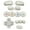 White, variant on YIEMEEN A B X Y L R ZL ZR D Pad Power Button Set Repair Replacement Accessory Compatible for New 3DSXL 3DSLL Host Full Complete