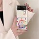 thumbnail image 1 of Fundas de teléfono con dibujos animados de Corea para Samsung Galaxy Z Flip 4 3 5G, soporte de pulsera bonito, funda dura transparente de PC para Samsung Z Flip 1 2 Fivean unisex, 1 of 2