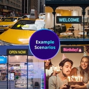 ATOTO Scrolling Advertising LED Sign, AI Voice Control, Programmable, Bluetooth APP Control, 19.4 x 4.3