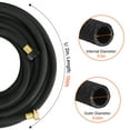 thumbnail image 6 of TLGREEN Soaker Hose Kit 100 ft 1/2", Solid Brass Connectors Rubber, Heavy Duty Drip Hose to Save 70% Water, for Garden, Lawn and Yard, 6 of 8