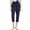 Blue Notte, variant on Maison Jules Womens Cropped Mid-Rise Paperbag Pants