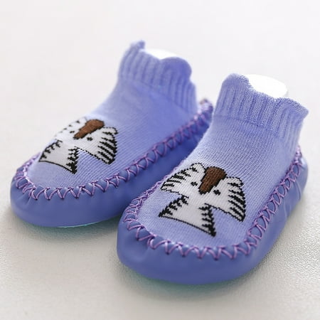 

YOHOME Newborn Baby Cartoon Newborn Baby Girls Boys Anti-Slip Socks Slipper Shoes