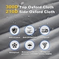 thumbnail image 6 of LILYPELLE Upgraded Travel Trailer RV Cover - Fits 18'-34' RVs - 300D Top Oxford Cloth - Rip-Resistant, Anti-UV, Durable, and All-Season Camper Cover with Jack Cover 4 Tire Covers and Gutter Covers, 6 of 7