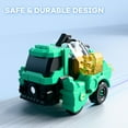 thumbnail image 4 of Dimoarch Magnetic Dinosaur Transforming Robot Toys for Boys Girls Age 3 4 5 6 7 8, 6-in-1 Dino Construction Trucks for Kids, Magnetic Car Toys, STEM Educational Building Toys Birthday Gift, 4 of 11