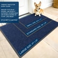 thumbnail image 2 of Buganda Door Mats for Inside, Heavy Duty Low Profile Entrance Mat, Suitable for High Traffic Areas, 24x36, Blue, 2 of 7