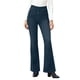 thumbnail image 2 of Pincandy Women's Solid Color Stretch Denim Leggings - Low Waist, 2 Pockets, Loose Wide Leg Fit, Perfect for Gym, Workout & Casual Wear, 2 of 7