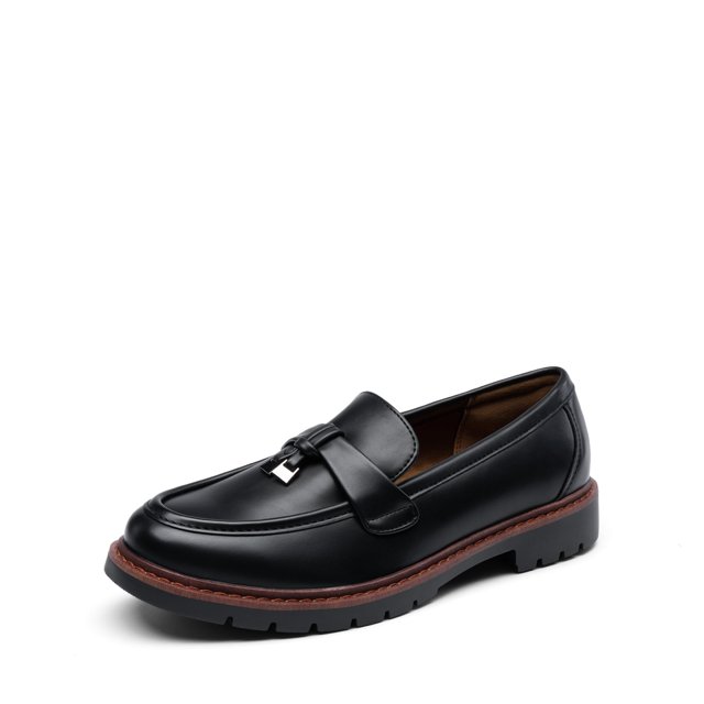 Zapatos DREAM PAIRS Mocasines Slip-On Negros Talla 10