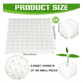 thumbnail image 3 of 600 Pcs Sponge Squares for Hydroponics, Hydroponic Sponge Planting Tool - Greenhouse Hydroponic Sponge - Square Sponges, 3 of 7