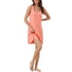 thumbnail image 2 of INSPIRAR CHIC Camisón de Mujer Sin Mangas con Espalda de Nadadora Vestido de Camisón de Primavera Verano Ropa de Casa Camisón S Rosa, 2 of 6