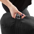 thumbnail image 6 of Node Fitness Yoga Meditation Cushion, 25" x 12" Rectangular Bolster with Organic Cotton Cover - Black, 6 of 7