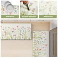 thumbnail image 6 of Anti Fatigue Kitchen Mat for Floor, Farmhouse Floral Kitchen Rugs Sets of 2, Kitchen Floor Mats Non-Slip, Cushioned Standing Mat for Sink, Laundry, Desk, Home White 17"x47"+17"x29", 6 of 6
