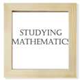 thumbnail image 1 of Courte Phrase Étudiant les Mathématiques Carré Cadre Photo Mur Affichage de Table, 1 of 3