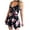 Black, variant on TIHLMK Jumpsuit for Women Women Fashion Bandage Backless V-Neck Sleeveless Casual Printing Short Jumpsuit Gift for Women
