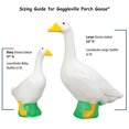 thumbnail image 4 of Figura decorativa para exteriores de Fox Valley Traders Gaggleville Porch Goose Baby Estatua de bebé, 4 of 9