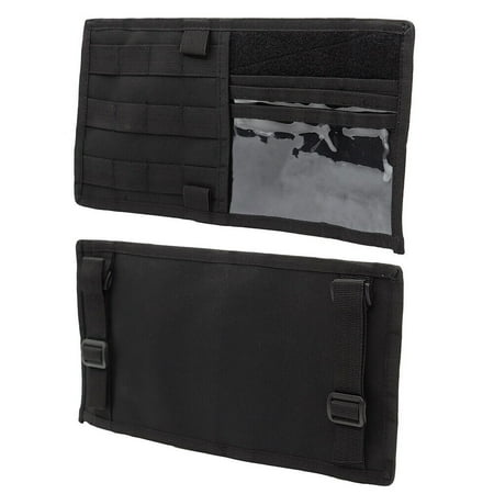 Tactical Molle Visor Panel Car Visor Organizer Holder Pouch Sunshade Storage Bag