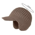 thumbnail image 6 of Eoperou Women Men Winter Hat Solid Color Ear Keep Warm Thicken Elastic Cold proof Soft Unisex Thick Anti slip Hat for Adult, 6 of 8
