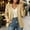 Yellow, variant on IUYRTFE Women's Collarless Open Front Blazer Long Sleeve Casual Workwear Jacket Solid Color