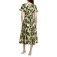 thumbnail image 2 of 3.1 Phillip Lim womens  Collapsed Bloom Midi Dress, 00, Green, 2 of 3