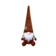 thumbnail image 3 of Outoloxit Christmas Gnome Ornament with Adjustable Hat, Scandinavian Style Tabletop Decor for Holiday Mantel, Window, Desktop - 16 Inch Festive Decoration, 3 of 7