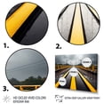 thumbnail image 3 of Designart Road framed wall Art, Parallel Paths of the Yellow Road , road framed wall art decor, Yellow Modern Gold framed wall art, 40x30 inches Gold Frame, 3 of 5