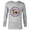 Athletic Heather, variant on Marvel Hawkeye Target Lucky the Pizza Dog - Long Sleeve T-Shirt for Men – Customized-White