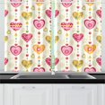 thumbnail image 4 of CADecor Happy Valentine's Day Window Treatment Panel Curtains Window Curtain Kitchen Curtain,Two Piece 26x39 Inches, 4 of 4