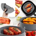 thumbnail image 4 of Muyoka Cesta de silicona para freidora después de alimentos Freidoras de aire seguras Accesorios para horno 440 grados Fahrenheit Bandeja para hornear de silicona resistente a altas temperaturas Muyoka Hogar, 4 of 7