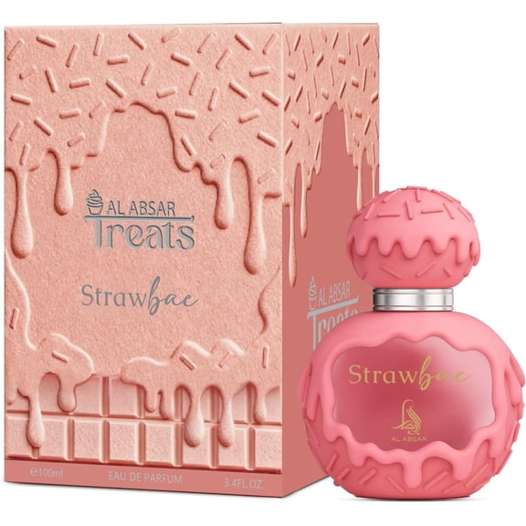 Al Absar Strawbea Perfume 100ml - Eau de Parfum For Him & Her - Strawberry Fruity Gourmand Sweet Vanilla Scent