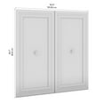 thumbnail image 4 of Bestar Versatile 36" Engineered Wood 2-Door Set for Organizer in White, 4 of 4