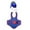 Blue, variant on Fencing Epee Anti Stab Portable Face High Strength Mesh Lightweight Masque Fencing Protective Gear for Child Training red