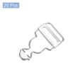 thumbnail image 3 of Unique Bargains Overall Buckles, 20 Pack Retro Metal Suspender Replacement Buckles 28mm, 3 of 5