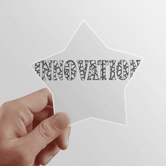 Quote About Innovation Star Sticker Paster Vinyl Car Tags Decoration Decal