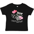 thumbnail image 3 of Inktastic Stealin' Your Heart Cute Raccoon Boys or Girls Baby T-Shirt, 3 of 5