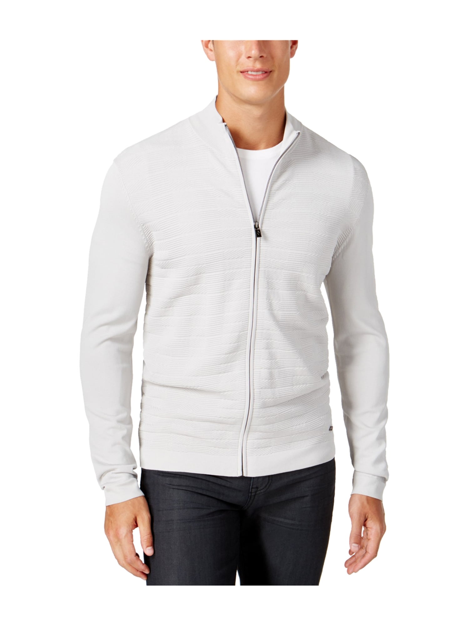 Alfani Mens Quilted Hoodie Sweatshirt