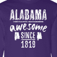 thumbnail image 4 of Inktastic Alabama Awesome Since 1819 Long Sleeve T-Shirt, 4 of 5