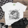thumbnail image 3 of Strange and Cozy St. Patrick's Lucky the Dragon Women's Cotton Tee S - 3XL, 3 of 4