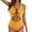 D132/Yellow, variant on Afdoent Women's One Piece Swimsuits 2025 Women's Floral Swimsuit Ruffled Belly Cover Tummy Control Nylon Swimsuit 2026 Summer Swimwear