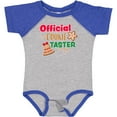 thumbnail image 3 of Inktastic Christmas Official Cookie Taster with Bell and Star Cookie Boys or Girls Baby Bodysuit, 3 of 5