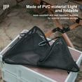 thumbnail image 5 of Triangle Storage Mesh Hanging Bag Foldable Kitchen Basket Picnic Tableware Drying Net Food Vegetable Organize Tool, 5 of 7