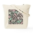 thumbnail image 2 of CafePress - Floral Tote Bag - Unisex Canvas Tote Bag, Beige, 1-Piece, 2 of 9