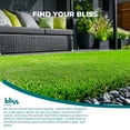 thumbnail image 6 of Bliss Outdoors 12"x12" Artificial PP Grass Interlocking Tiles, Green, Set of 10, 6 of 12