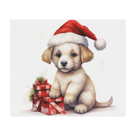 DistinctInk Mouse Pad - 1/4" Foam Rubber - Russian Toy Puppy Drawing