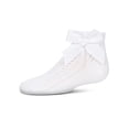 thumbnail image 5 of MeMoi  Knit Openwork Bow Anklet Socks - Girls - Female, 8, Taupe, 5 of 5