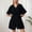 Black, variant on Laipiong Women's Jumpsuit 2026 Summer Casual V Neck Wide Leg Short Sleeve Solid Color Rompers Dressy Stretch Relaxed Fit Beach Outfits