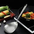 thumbnail image 3 of Kitchen Skimmer Slotted Spoon Stainless Steel Professional Oil Spider Strainer, 3 of 8