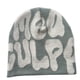 thumbnail image 1 of Gorro de invierno de lana bordado con gorro de punto Anime, 1 of 1