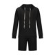 thumbnail image 4 of Puntoco 2 piezas moda hombre suéter con capucha blusa sin mangas sólida + pantalones con bolsillos sueltos conjuntos cortos liquidación Puntoco Puntoco-1329, 4 of 6