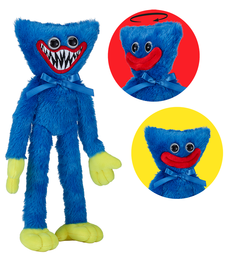 Poppy Playtime Plush 14 inch Face-Changing Huggy Wuggy (Series 1) - image 3 of 5